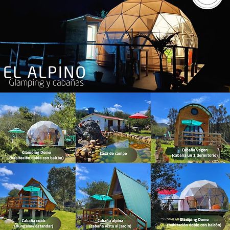 Hotel El Alpino Cabana Glamping & Camping Guatavita Zewnętrze zdjęcie