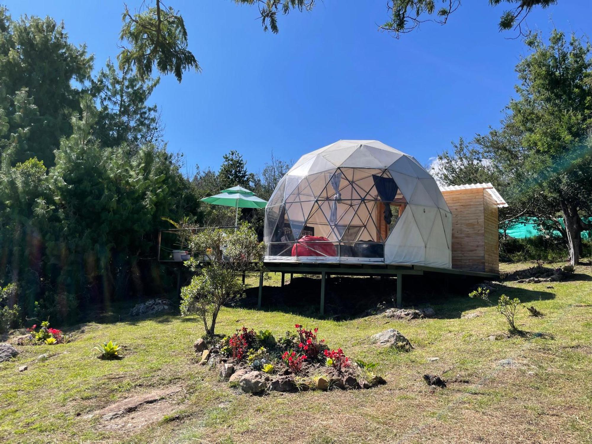 Hotel El Alpino Cabana Glamping & Camping Guatavita Zewnętrze zdjęcie