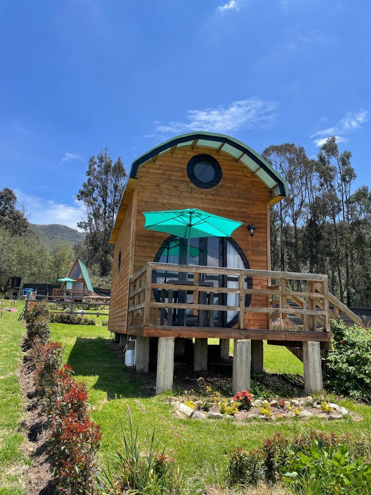 Hotel El Alpino Cabana Glamping & Camping Guatavita Zewnętrze zdjęcie